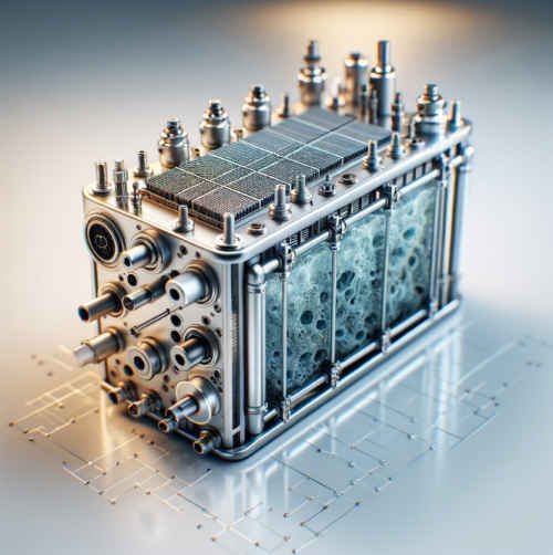 Eine Brennstoffzelle